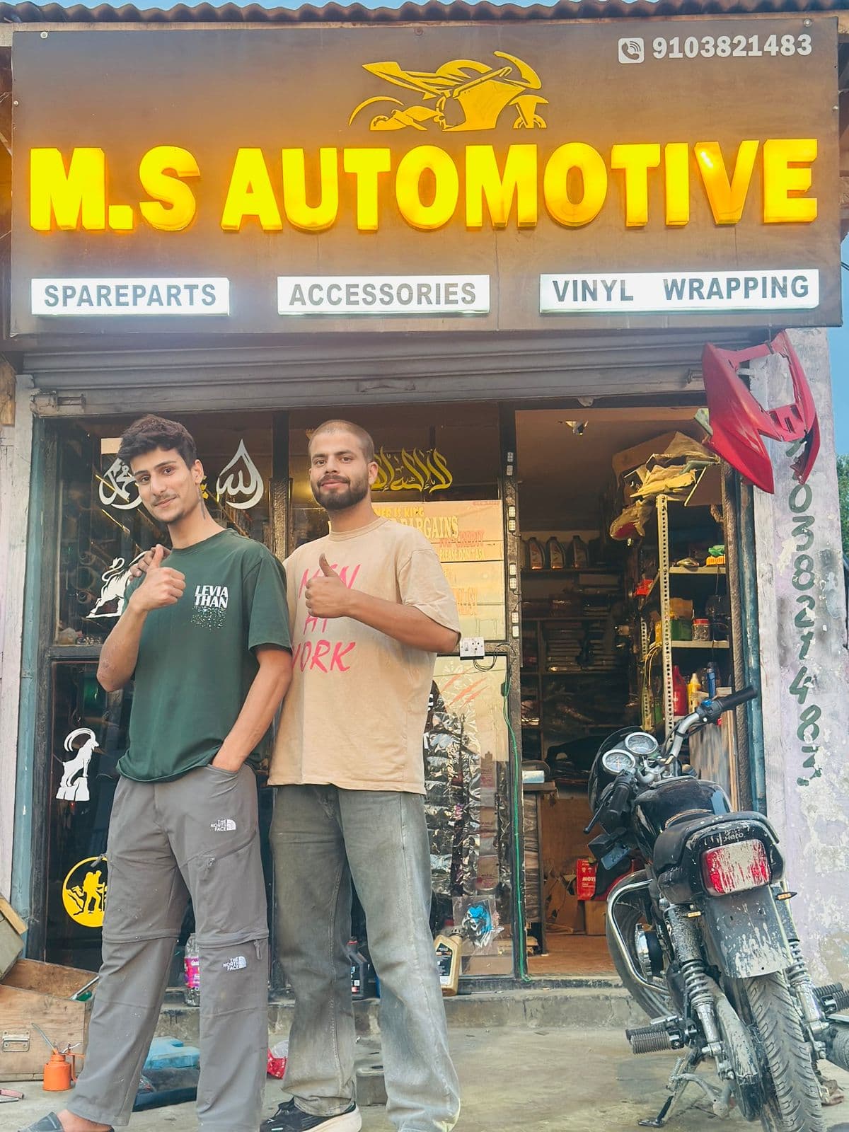 Owner with client